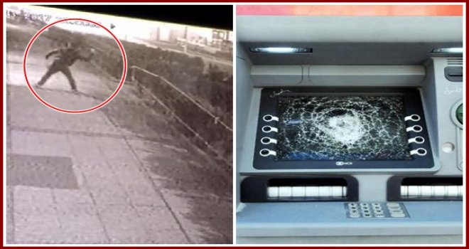 Gaziantep'te banka ve ATM saldırıları güvenlik kamerasında
