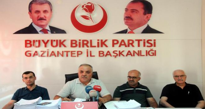 Gaziantep'te BBP'liler idamın gelmesi için 37 bin 632 imza topladı