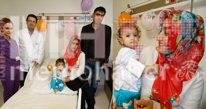 Gaziantep’te Bebeğin Böbreğinden Taş Çıkarıldı