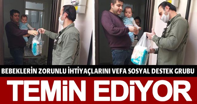 Gaziantep'te bebeklerin zorunlu ihtiyaçları karşılanıyor