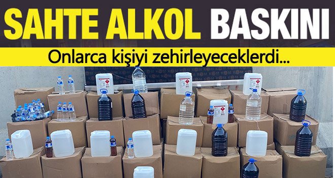 Gaziantep'te bin 641 litre kaçak alkol ele geçirildi