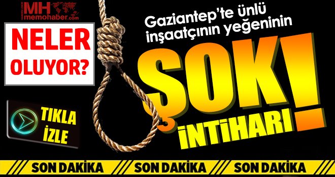 Gaziantep'te bir haftada 4. intihar