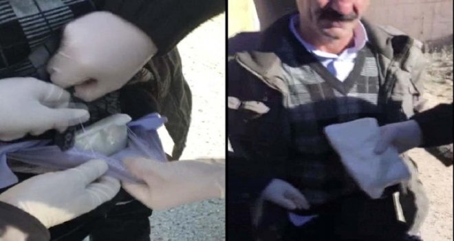 Gaziantep'te bir kişi iç çamaşırında uyuşturucuyla yakalandı
