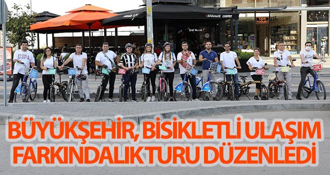 Gaziantep'te Bisikletli Ulaşım Farkındalık Turu düzenlendi