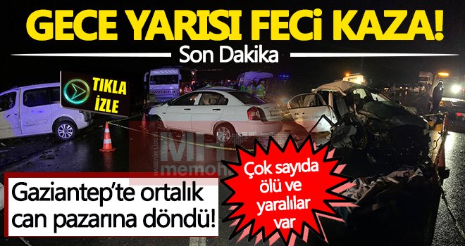 Gaziantep'te can pazarı! Çok sayıda ölü ve yaralı var...