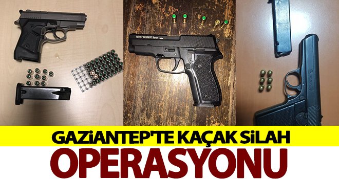 Gaziantep'te cephanelik ele geçirildi
