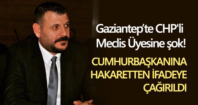 Gaziantep’te CHP'li Meclis Üyesine şok!