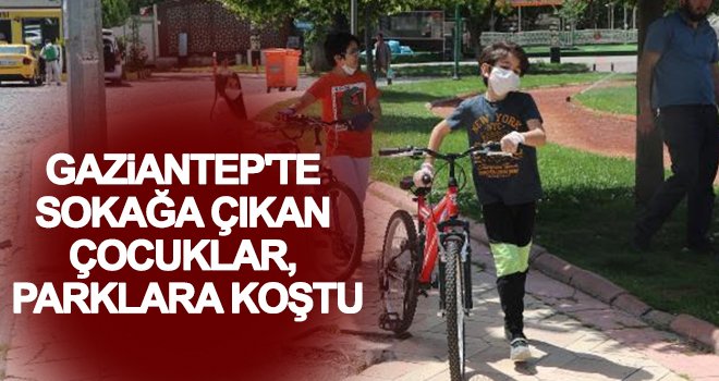 Gaziantep'te çocukların 4 saatlik park keyfi...