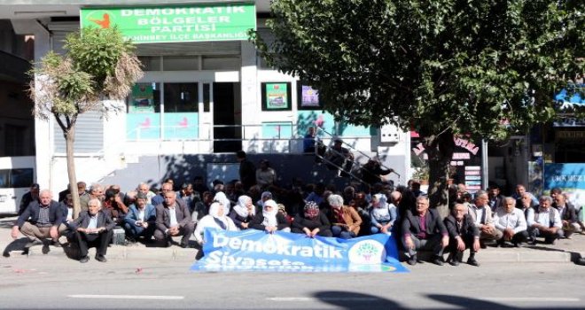 Gaziantep'te DBP'li başkanlara gözaltı tepkisi