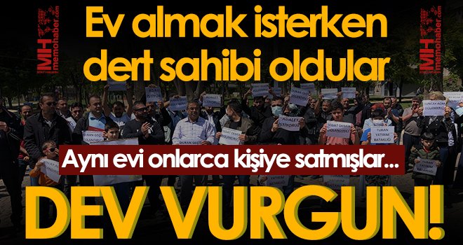Gaziantep'te dev vurgun! Ev almak isterken dert sahibi oldular