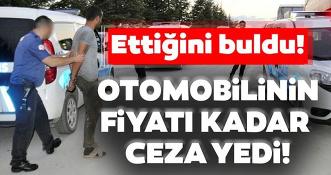 Gaziantep'te drift atan sürücüye ceza yağdı