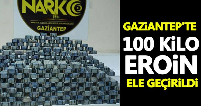 Gaziantep'te durdurulan araçta eroin ele geçirildi