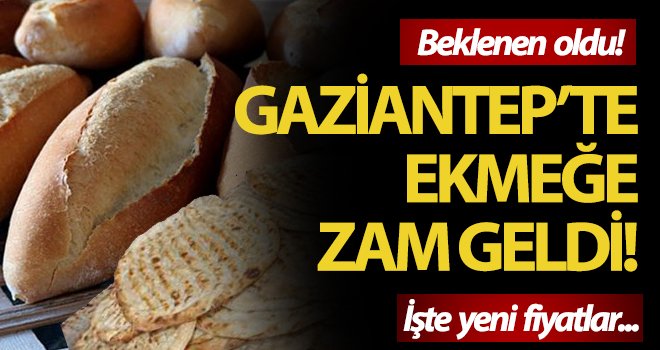 Gaziantep'te ekmek zammı geri geldi