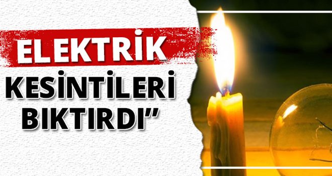 Gaziantep'te elektrik kesintileri bıktırdı
