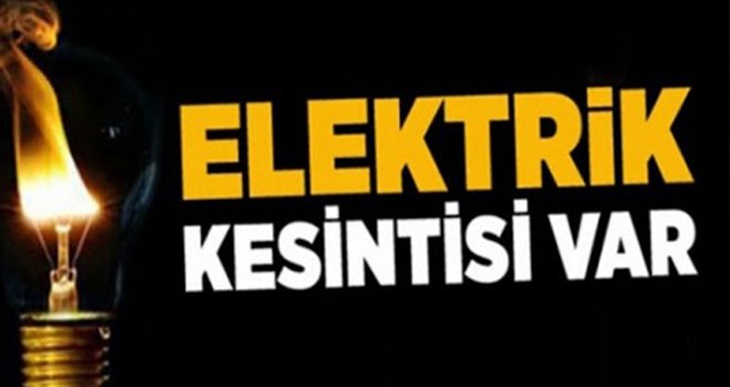 Gaziantep'te elektrik kesintisi olacak!