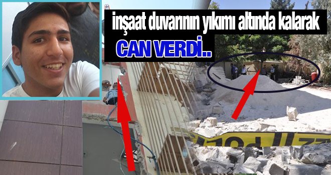 Gaziantep'te enkaz altında kalan çocuk işçi öldü...