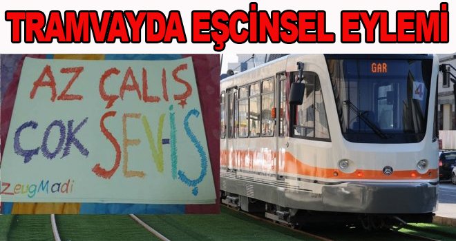 Gaziantep'te eşcinseller eylem yaptı, işte görüntüler