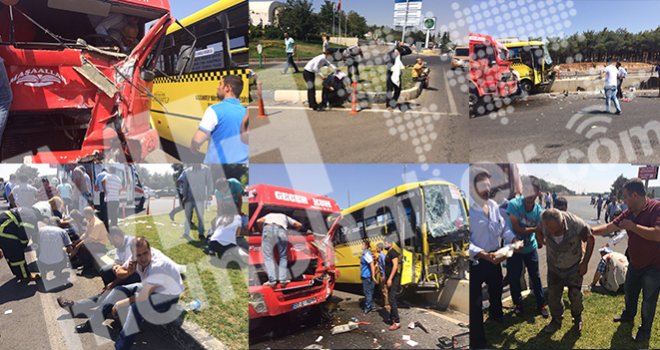 Gaziantep'te facia gibi kaza, çok sayıda yaralı var