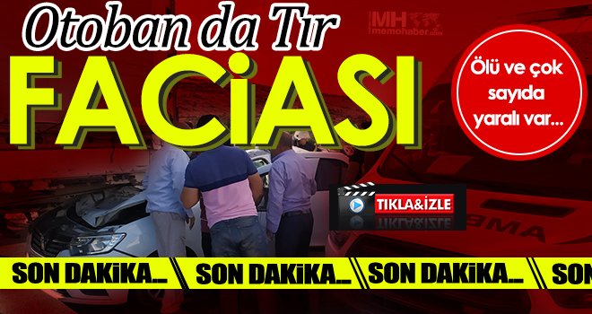 TAG otoyolunda feci kaza: 1 ölü, 2'si ağır 6 yaralı