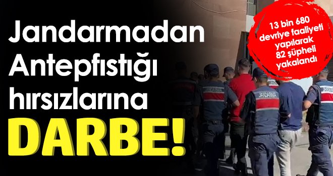 Gaziantep'te fıstık hırsızı 15 şahıs tutuklandı