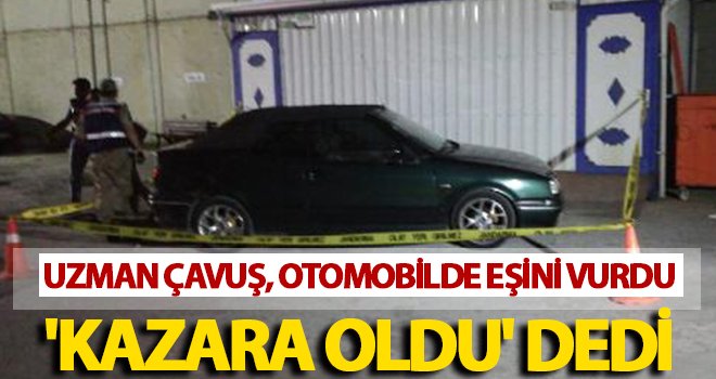 Gaziantep'te görev yapan uzman çavuş düğünde eşini vurdu