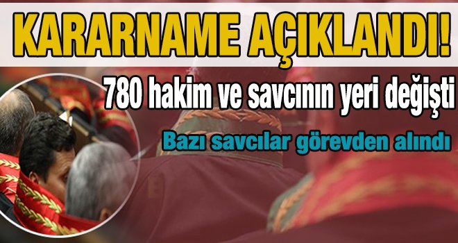 Gaziantep'te hakim ve savcıların yeri değişti