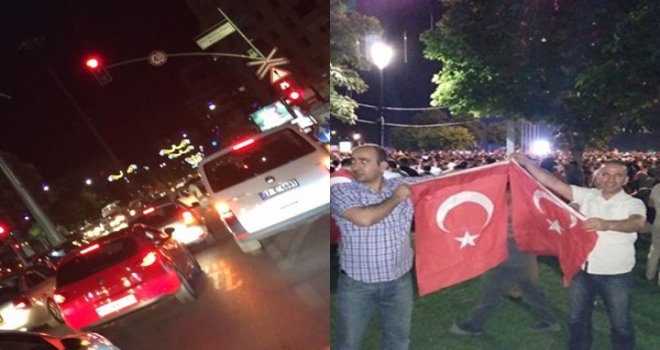 Gaziantep'te halk sokağa döküldü