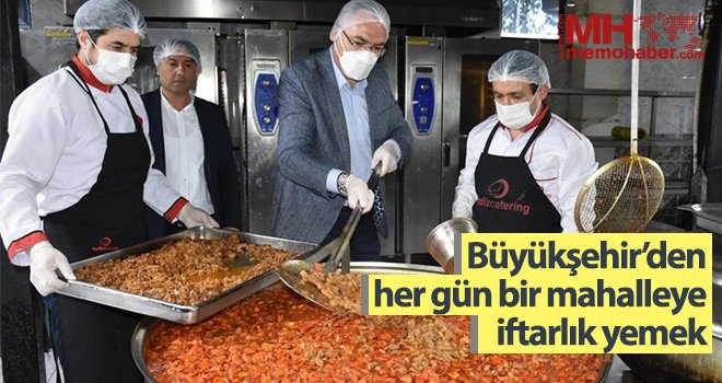 Gaziantep'te her gün bir mahallede iftarlık yemek dağıtılıyor