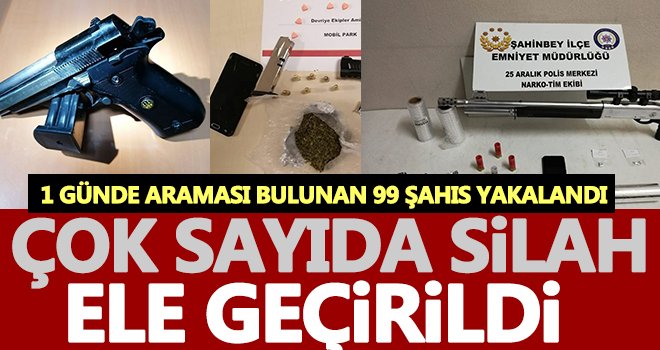 Gaziantep'te hırsızlık ve silah kaçakçılığına gözaltı!