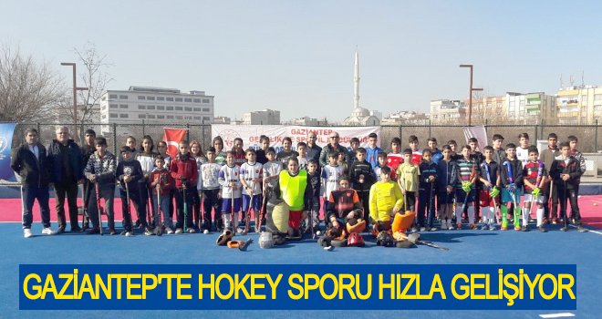Gaziantep'te hokey sporuna büyük ilgi