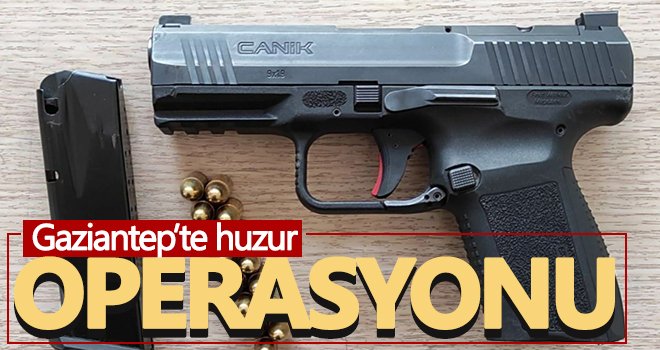 Gaziantep’te huzur operasyonu! Çok sayıda gözaltı var