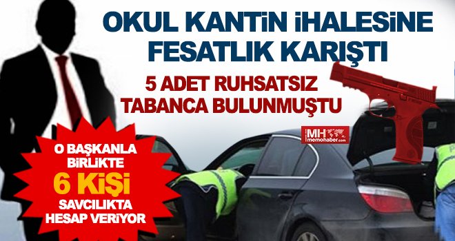 Gaziantep'te ihaleye fesat karıştıran 6 kişi hakim karşısında