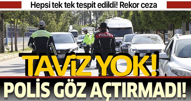 Gaziantep’te ihlalcilere af yok! Rekor caza...