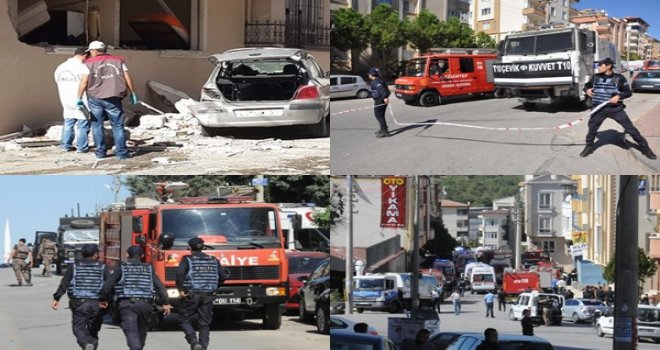 Gaziantep'te IŞİD'li canlı bomba kendini patlattı! 3 şehit 8 yaralı