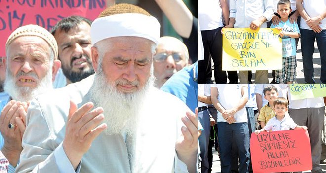 Gaziantep'te İsrail'e tepki yürüyüşü