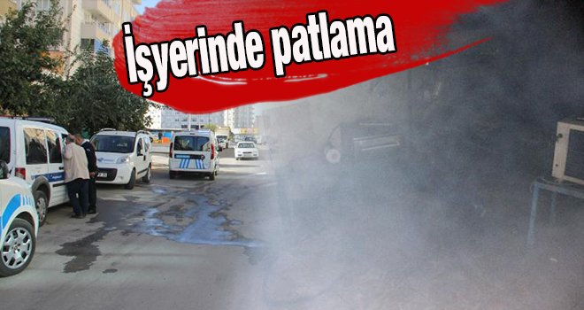 Gaziantep'te işyerinde patlama: 2 yaralı