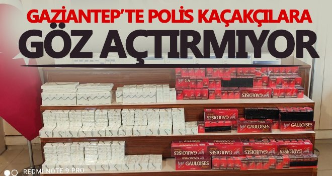 Gaziantep'te kaçak akaryakıt, sigara, cep telefonu ve silah ele geçirildi