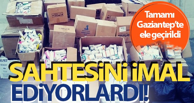 Gaziantep’te kaçak ilaç operasyonu!