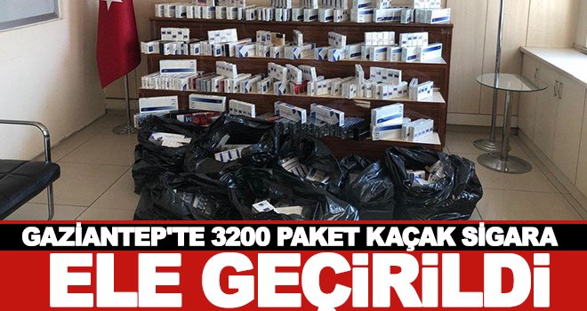 Gaziantep'te kaçak sigara operasyonu! 1 gözaltı
