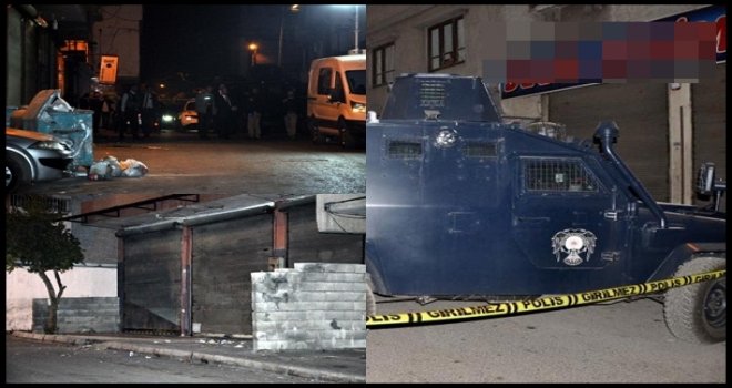 Gaziantep'te kahvehaneye atılan poşet bomba paniği yarattı