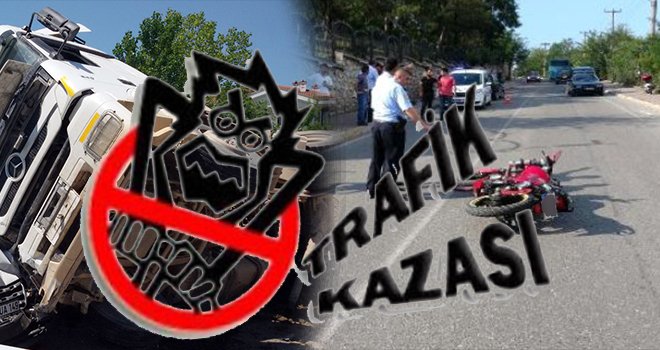 Gaziantep'te kamyonet, motosiklete çarptı: 3 yaralı