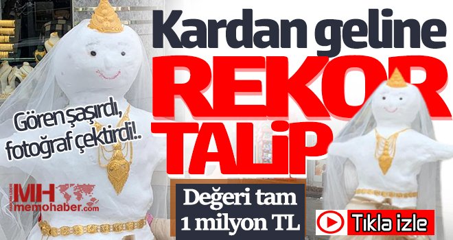 Gaziantep’te kardan gelinde 1 kilo altın takıldı