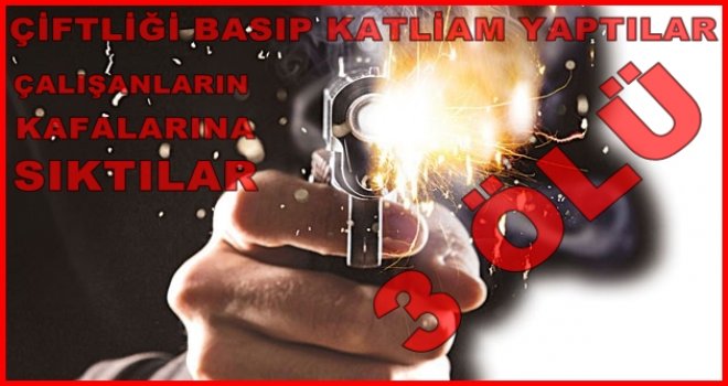 Gaziantep'te katliam! Çiftliği basıp 3 kardeşin kafalarına sıktılar, 3 ölü