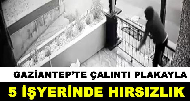 Gaziantep'te, kiraladığı otomobile hırsızlık yaptı