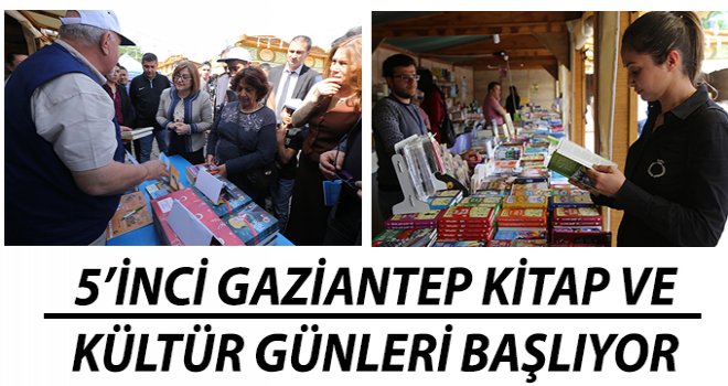 Gaziantep'te, Kitap ve Kültür Günü gerçekleşecek