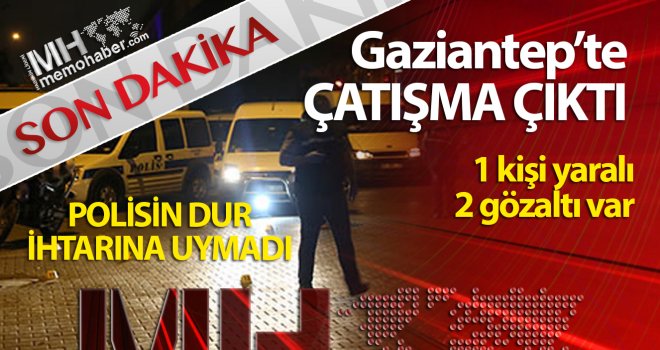 Gaziantep'te polise silahlı saldırı: 1'i yaralı, 2 gözaltı