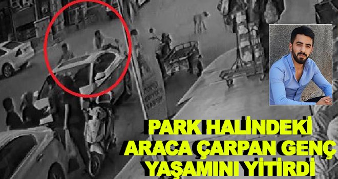 Gaziantep'te kontrolden çıkarak park halindeki otomobile çarptı