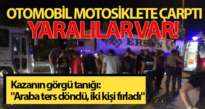 Gaziantep'te korkunç kaza! Araba ters döndü, iki kişi fırladı