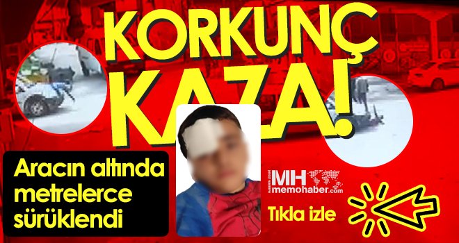 Gaziantep'te korkunç kazayı küçük sıyrıklarla atlattı