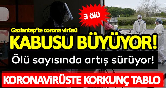 Gaziantep'te koronada endişelendiren artış: 21'e yükseldi
